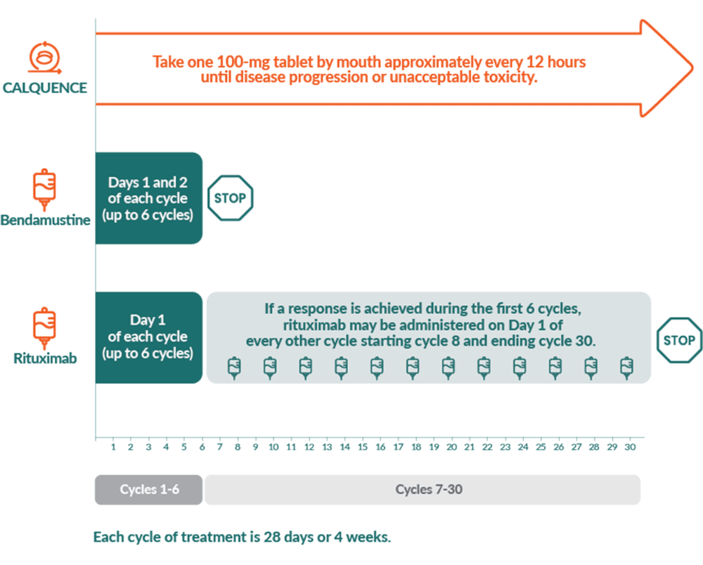 How to Take CALQUENCE Flowchart