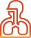 Upper and Lower Respiratory Tract Infection Icon